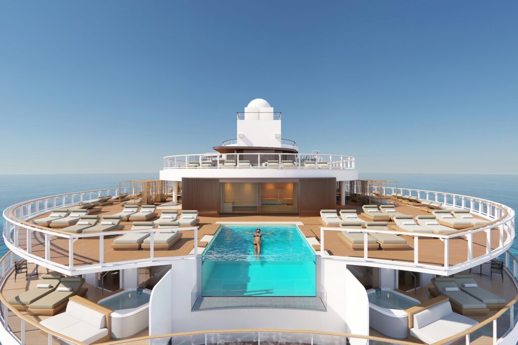 Norwegian Prima, the haven sundeck op luxe cruisevakantie