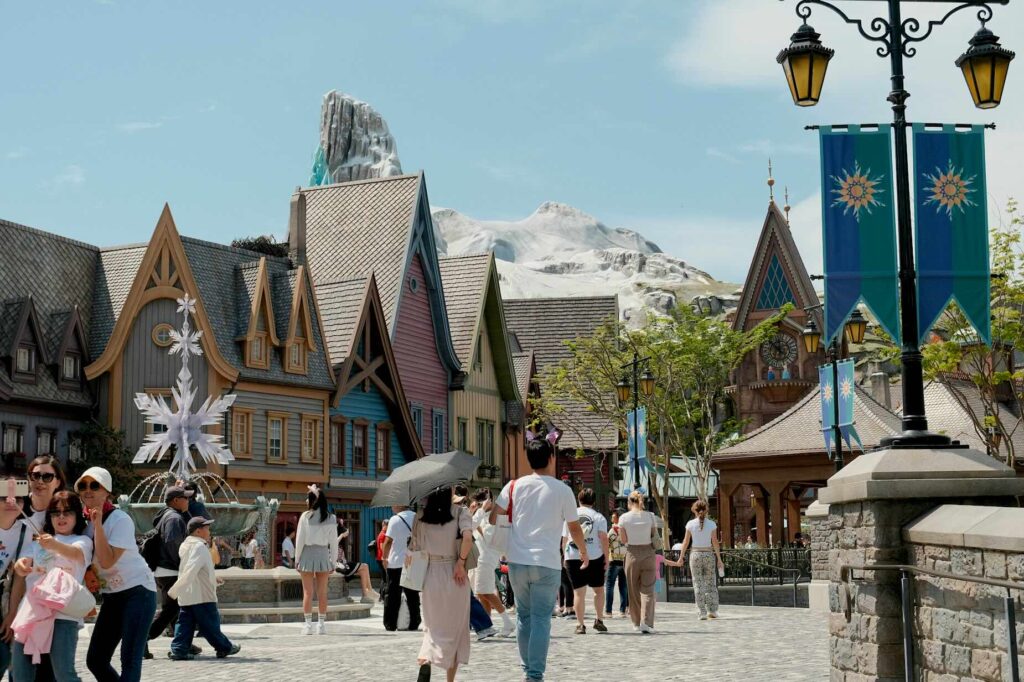 World of Frozen Disney Hong Kong in one of the Disney parks in Asia