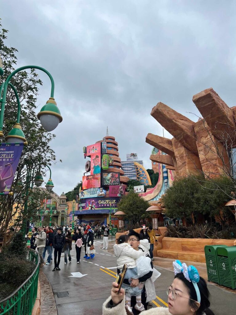 Zootopia Disneyland during a visit to Disney in Shanghai