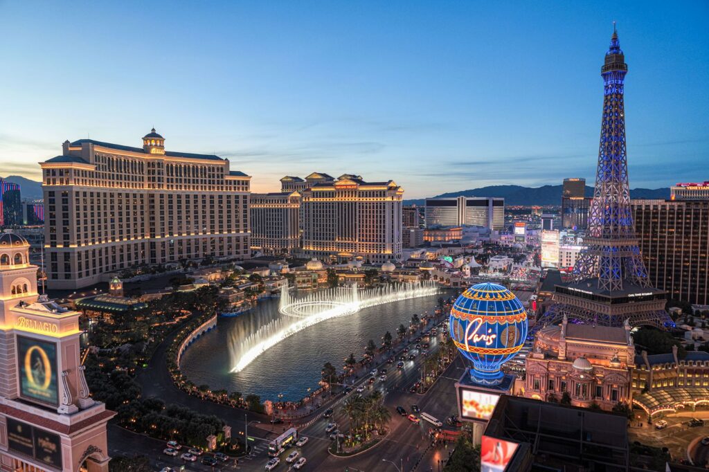 Las Vegas Caesars and Bellagio