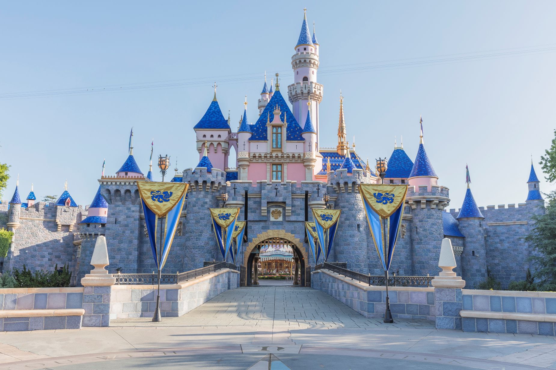 Castle park in Disney California, world's first park