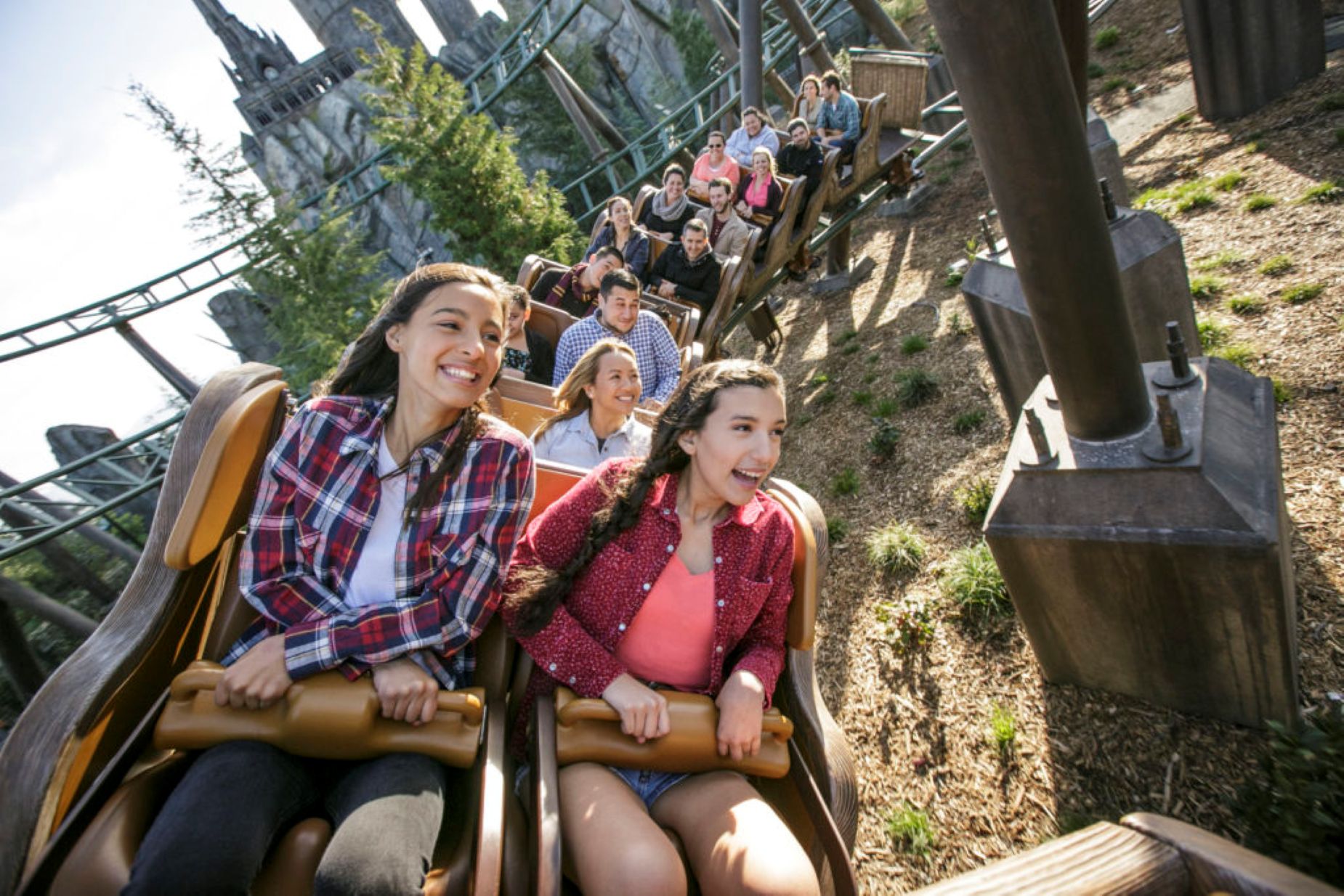 Flight of the Hippogriff roller coaster at Universal Studios Hollywood