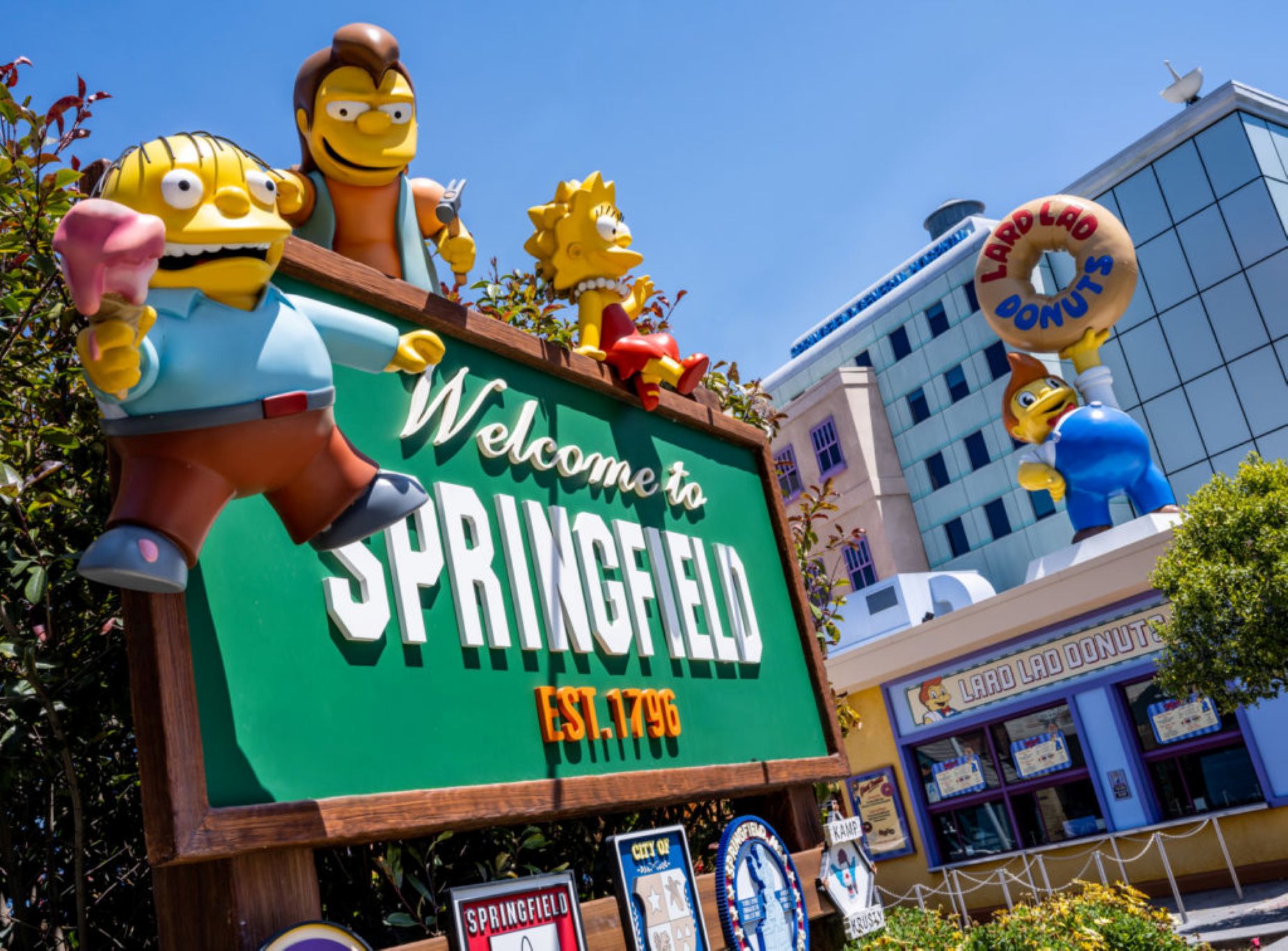 Springfiels by Simsons at Universal Studios Hollywood