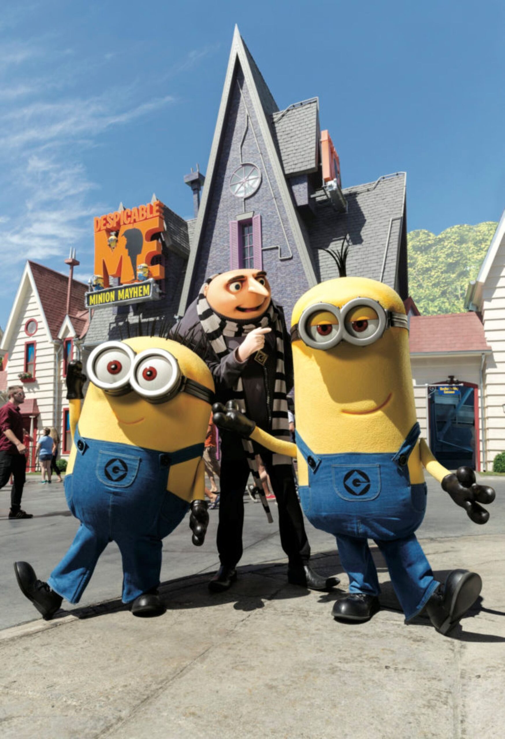 Minions and Gru at Universal Studios Hollywood