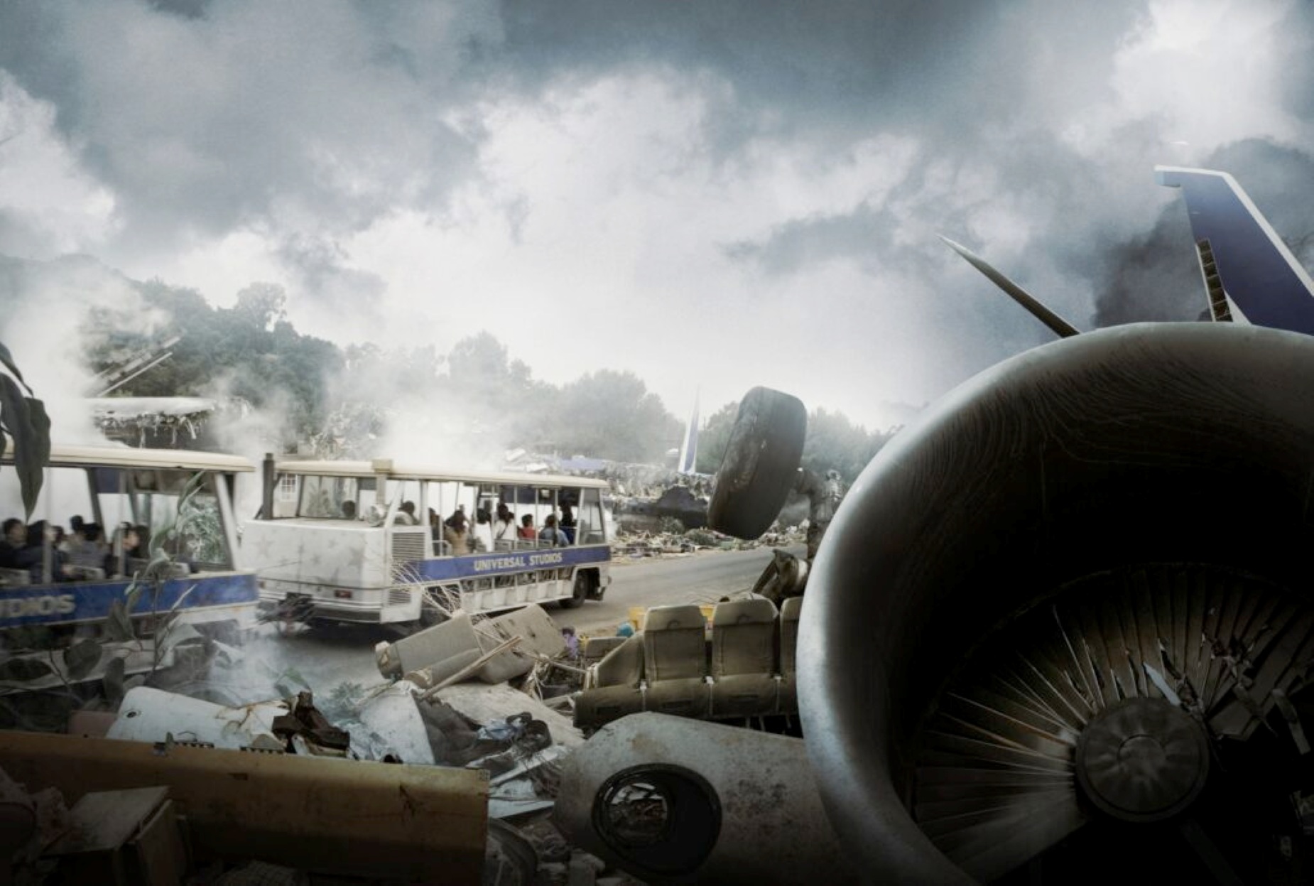 War of the Worlds during the Studio Tour at Universal Hollywood