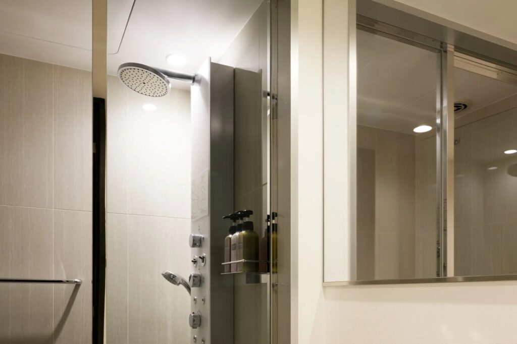 Bathroom in room of The B Ginza Hotel Tokyo