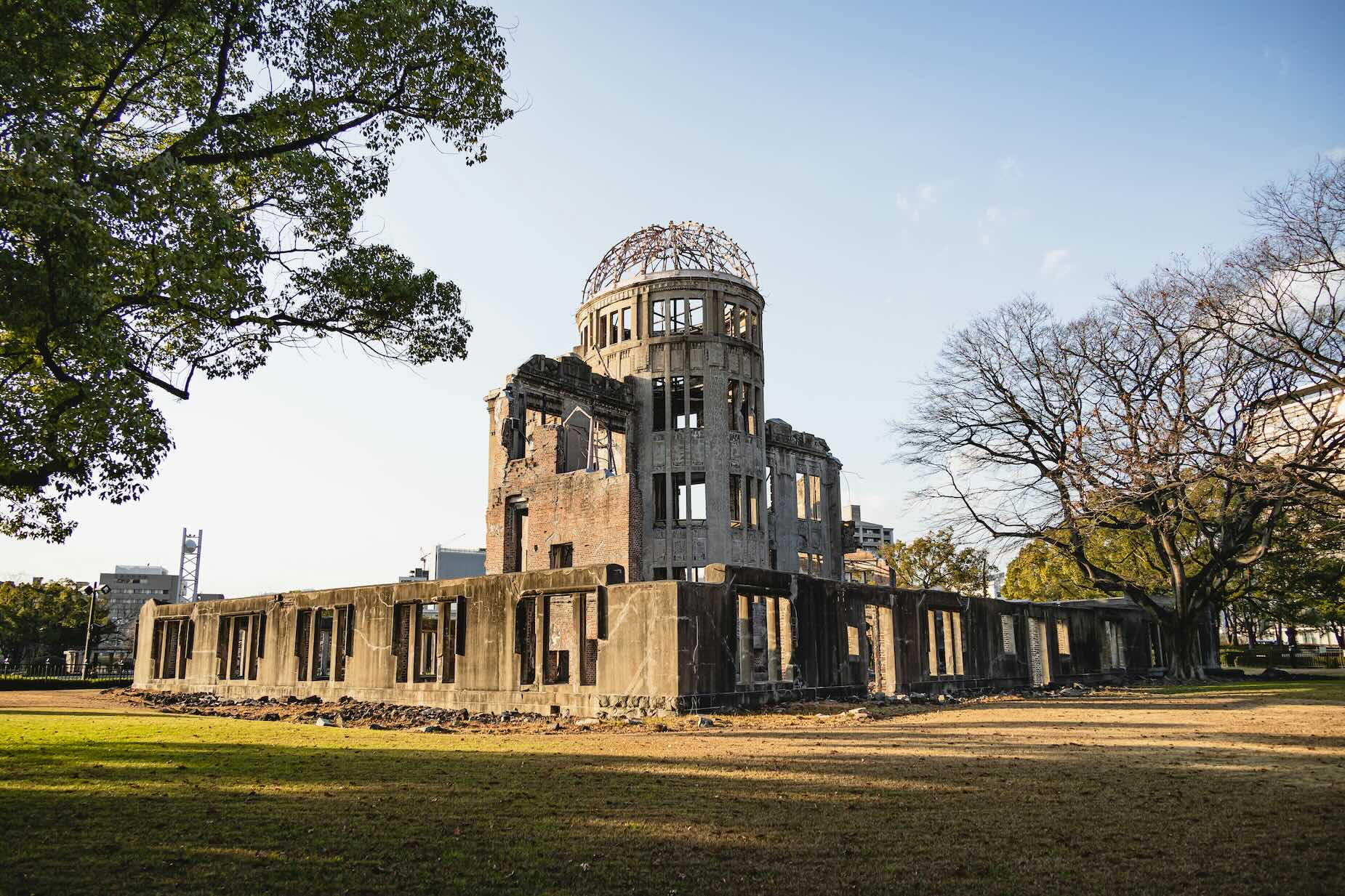 Hiroshima Atomic Bomb relic during a tour of Japan