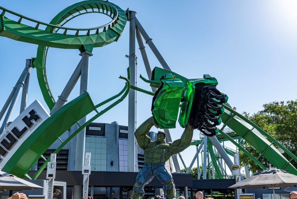 The Incredible Hulk Coaster Universal Orlando, iconische attractie in Islands of Adventure