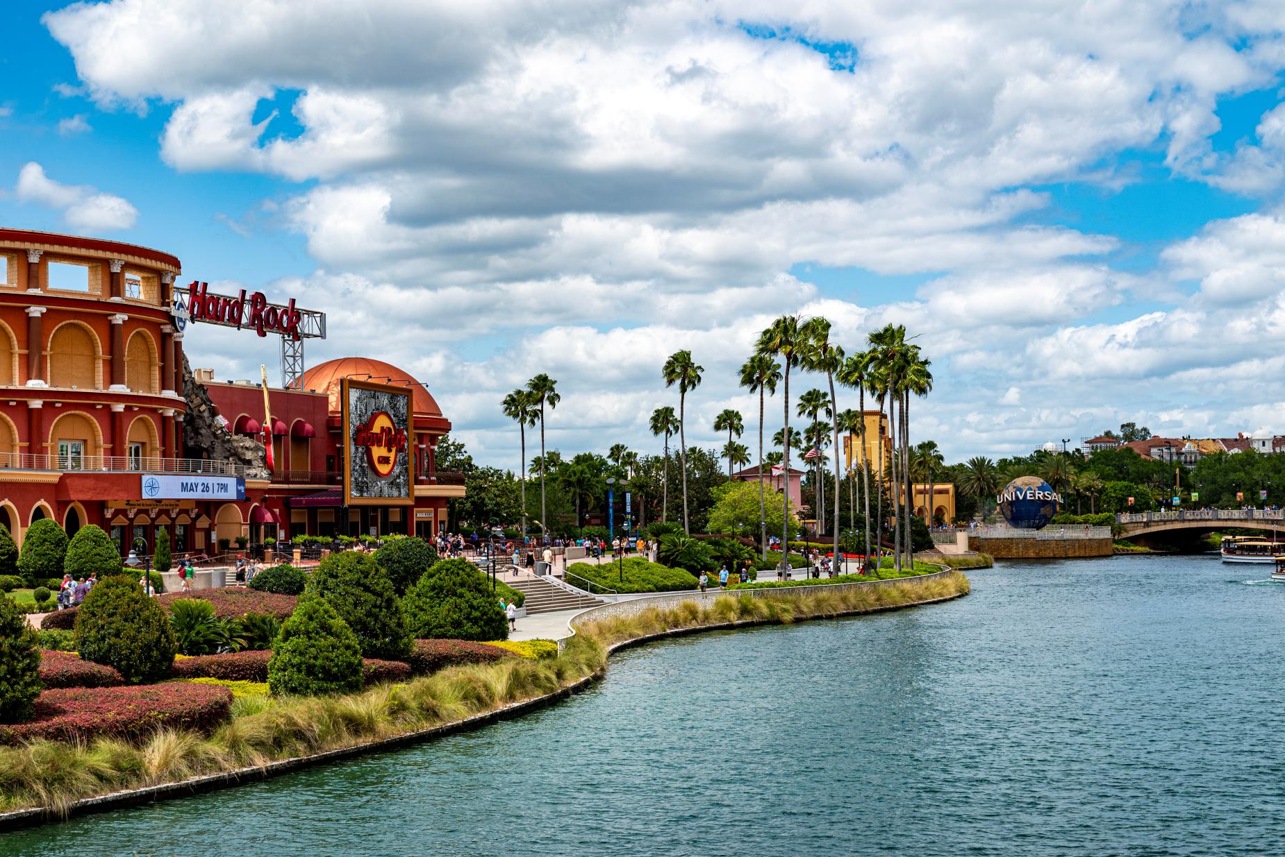 City Walk view van Universal Orlando Resort
