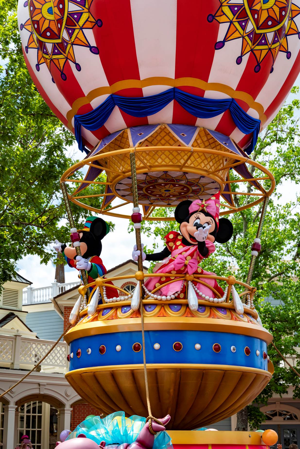 Magic kingdom mickey en Minnie parade
