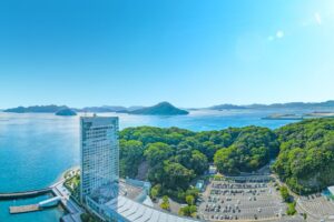 Grand Prince Hotel located on the waterfront in Hiroshima