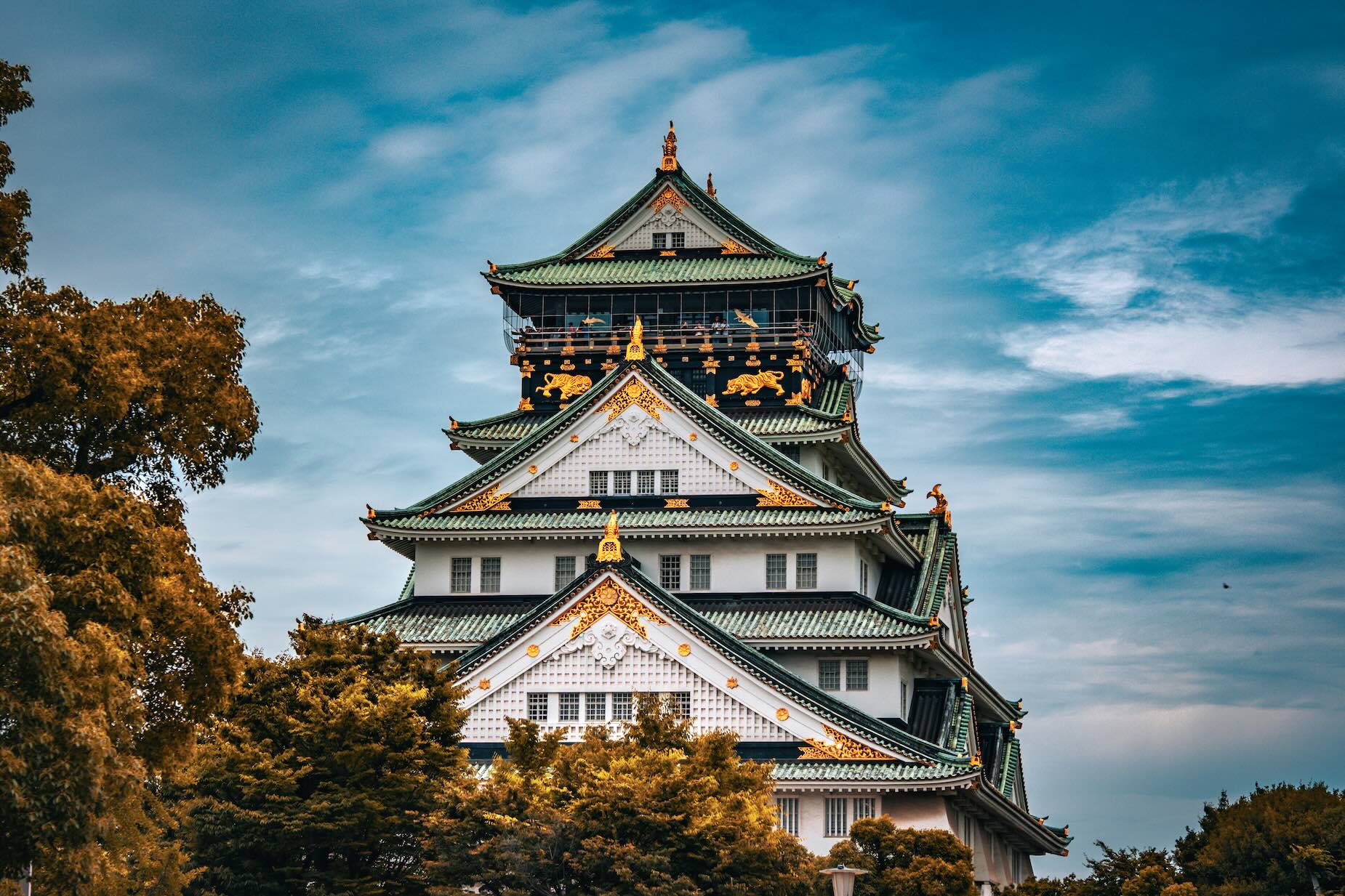 Hiroshima Castle, part of 3-week tour of Japan