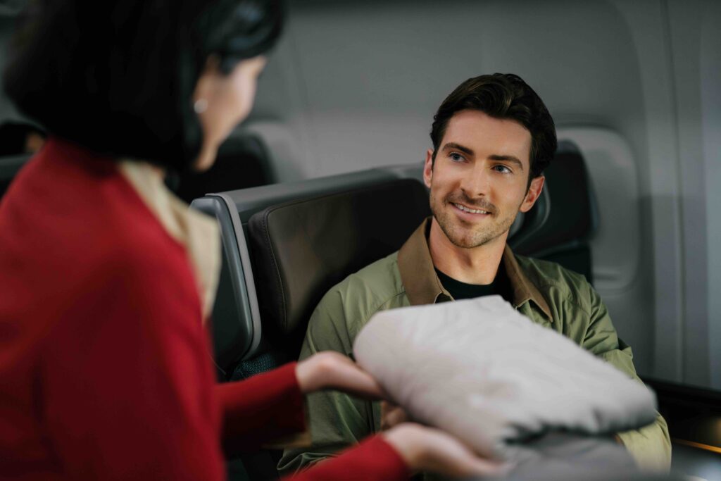 Service aan boord van Cathay Pacific