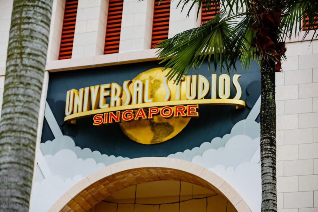 Visiting Universal Singapore during a vacation to Asia