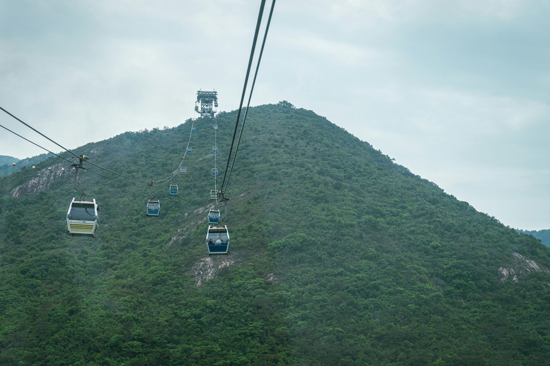Cable car to the Big Buddha, Hong Kong landmark