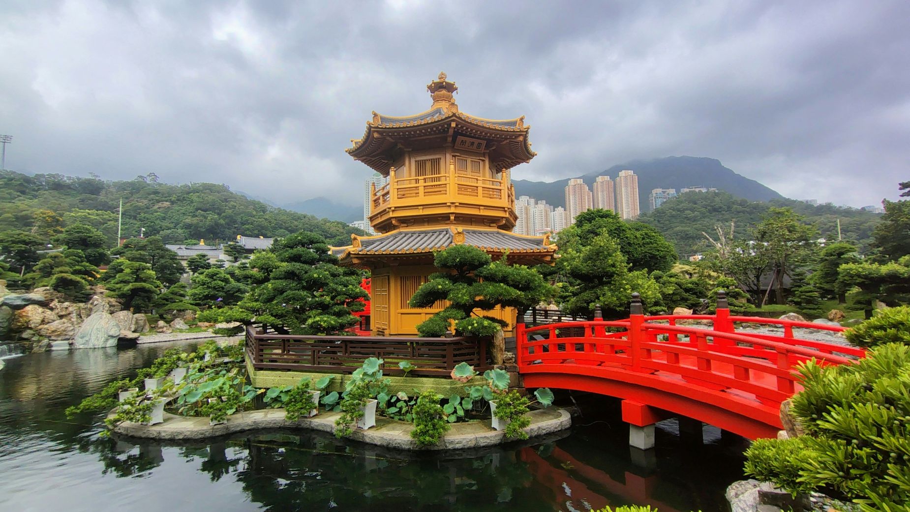 Pagoda at Nan Lian Garden in Hong Kong during your trip
