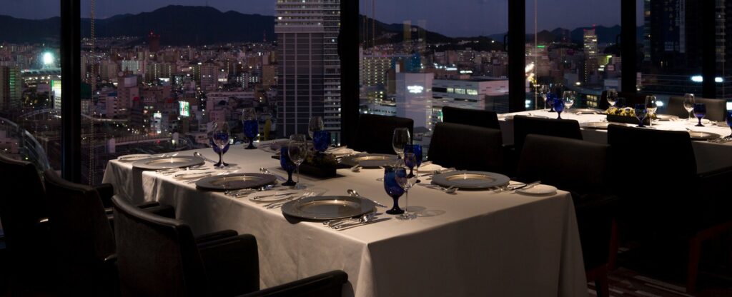 Dining with a view in Hiroshima