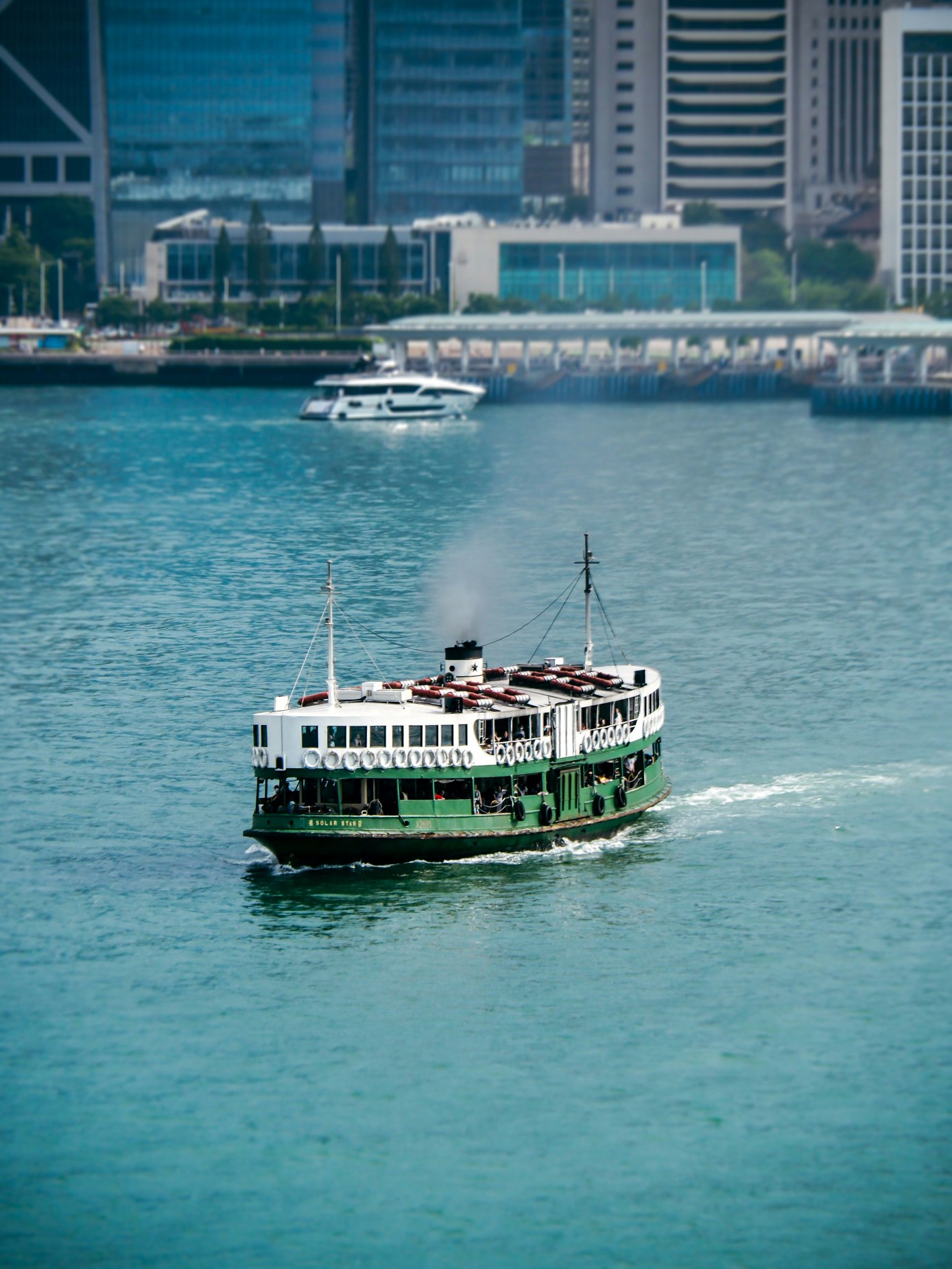 The iconic Star Ferry during a tour ofHong Kong
