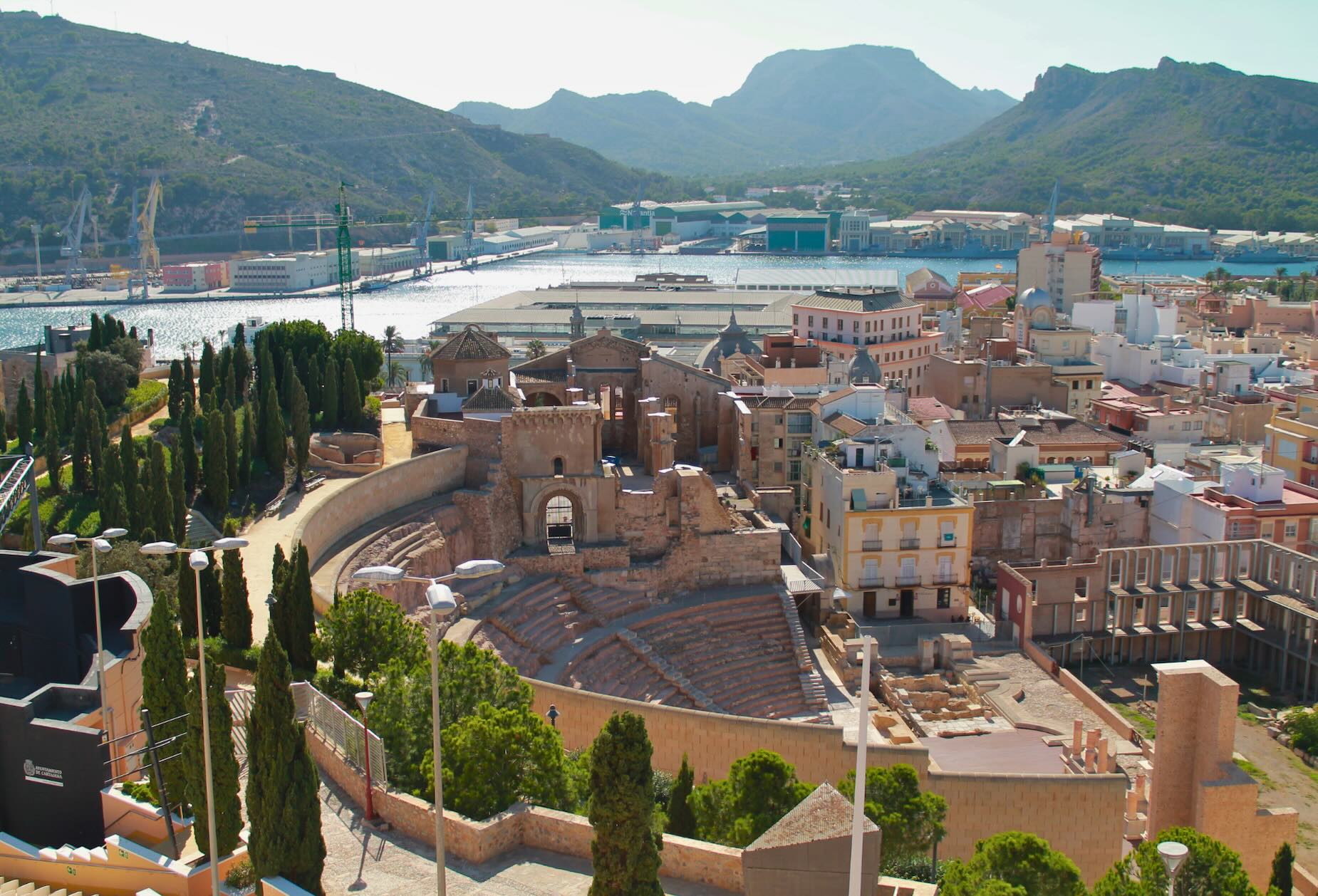 Cartagena Spain Theater during a European Cruise