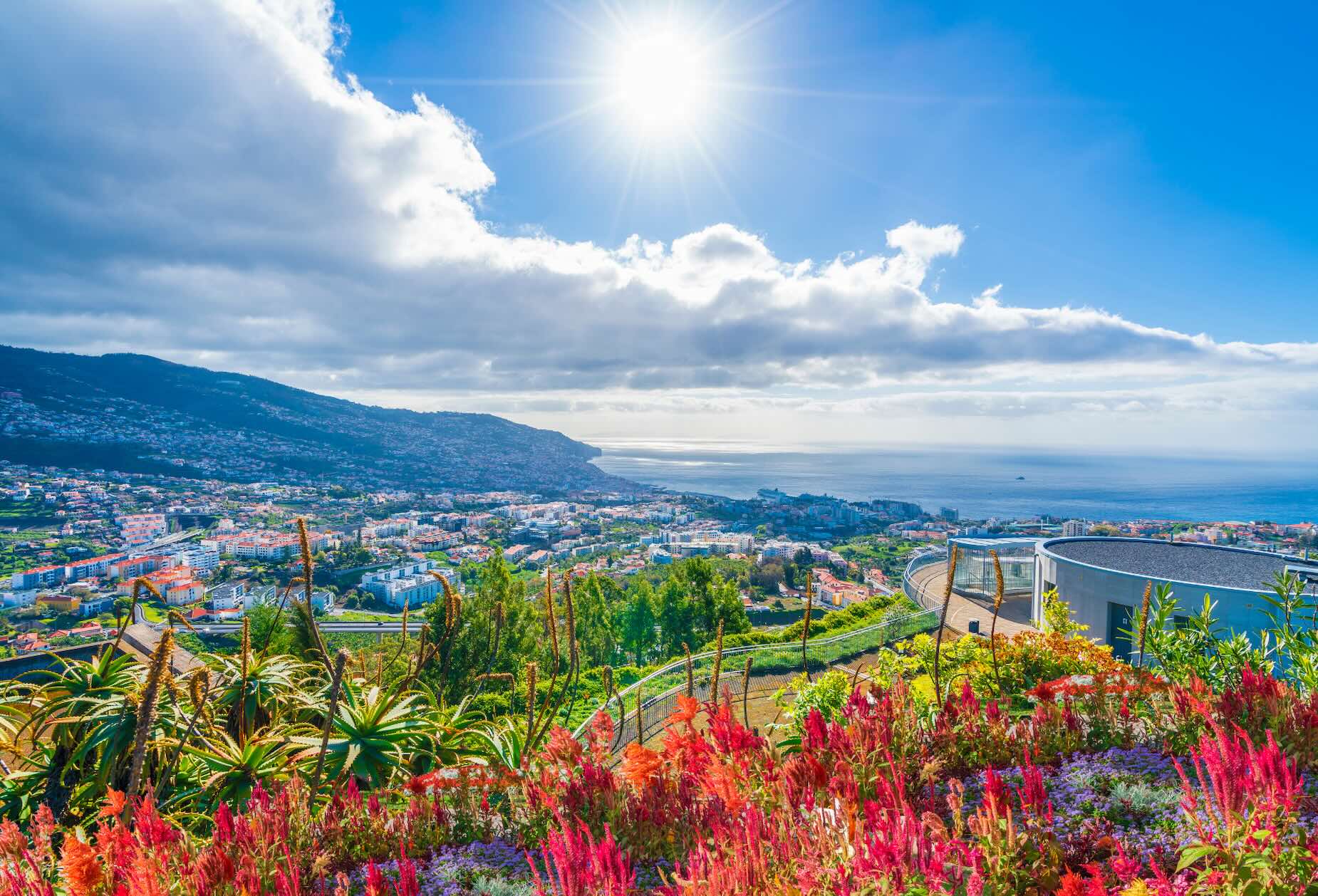 Disney Wish from Disney Cruise Line stop in Madeira, Portugal