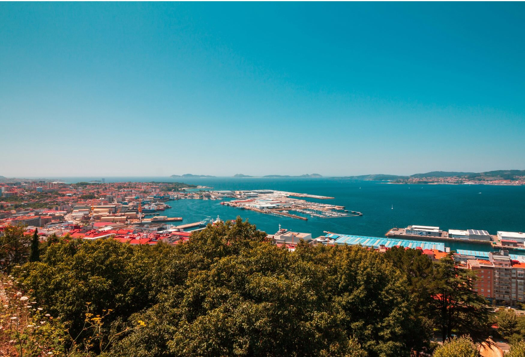 Port Vigo in Spanje tijdens een korte Europese Cruise