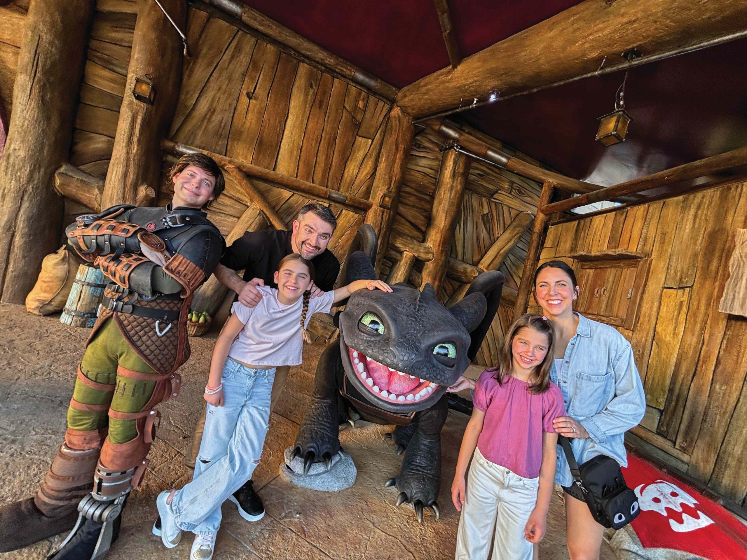 Meet Toothless and Hiccup in Isle of Berk, themed area in Epic Universe
