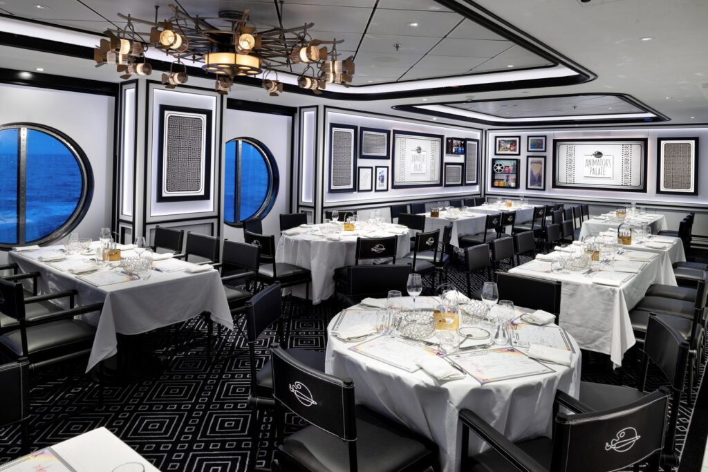 Animators Palate restaurant op Disney Adventure Cruise