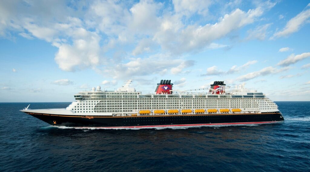 Disney dreamv eagle at sea during European itineraries in 2026