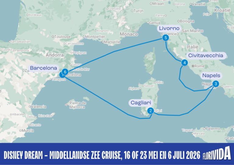 Middellandse Zee cruise met de Disney Dream tijdens een Europese cruise