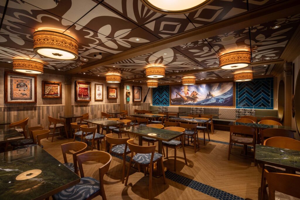 Gramma Talas Kitchen restaurant op Disney Adventure Cruise