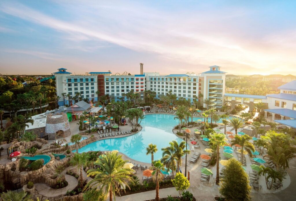 Overview of Loews Sapphire Falls Resort at Universal Orlando Resort