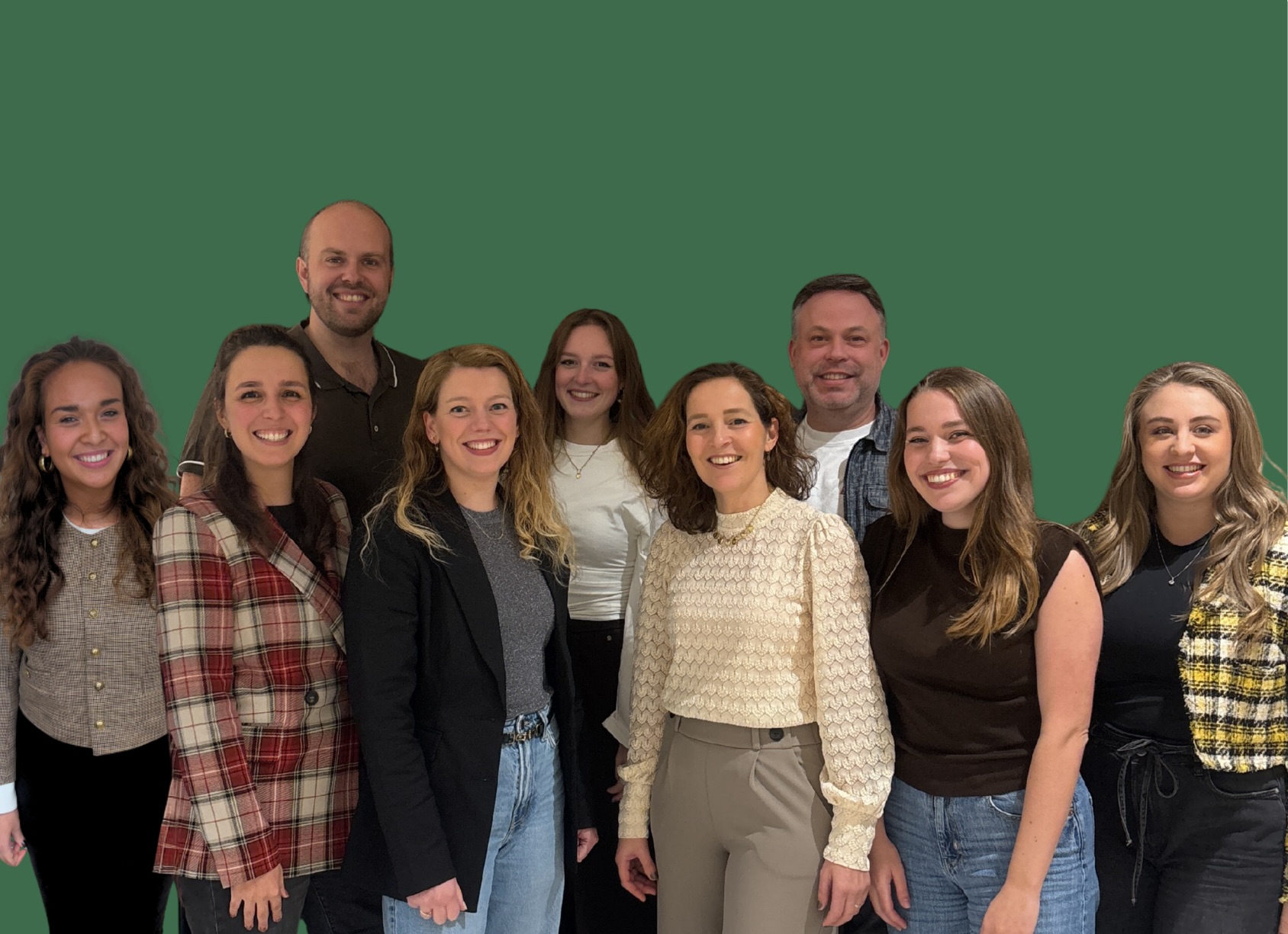 Teamfoto Florivida 2026, Bucket List Travel Group Over ons / ons team