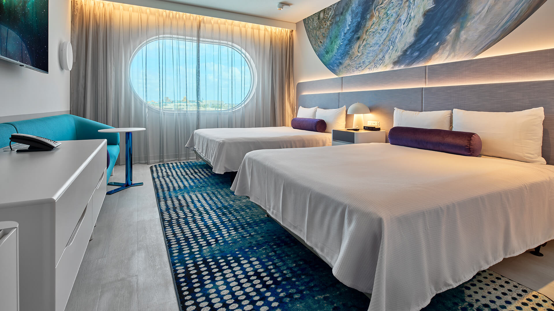 Kamer met uitzicht in Universal Terra Luna Resort