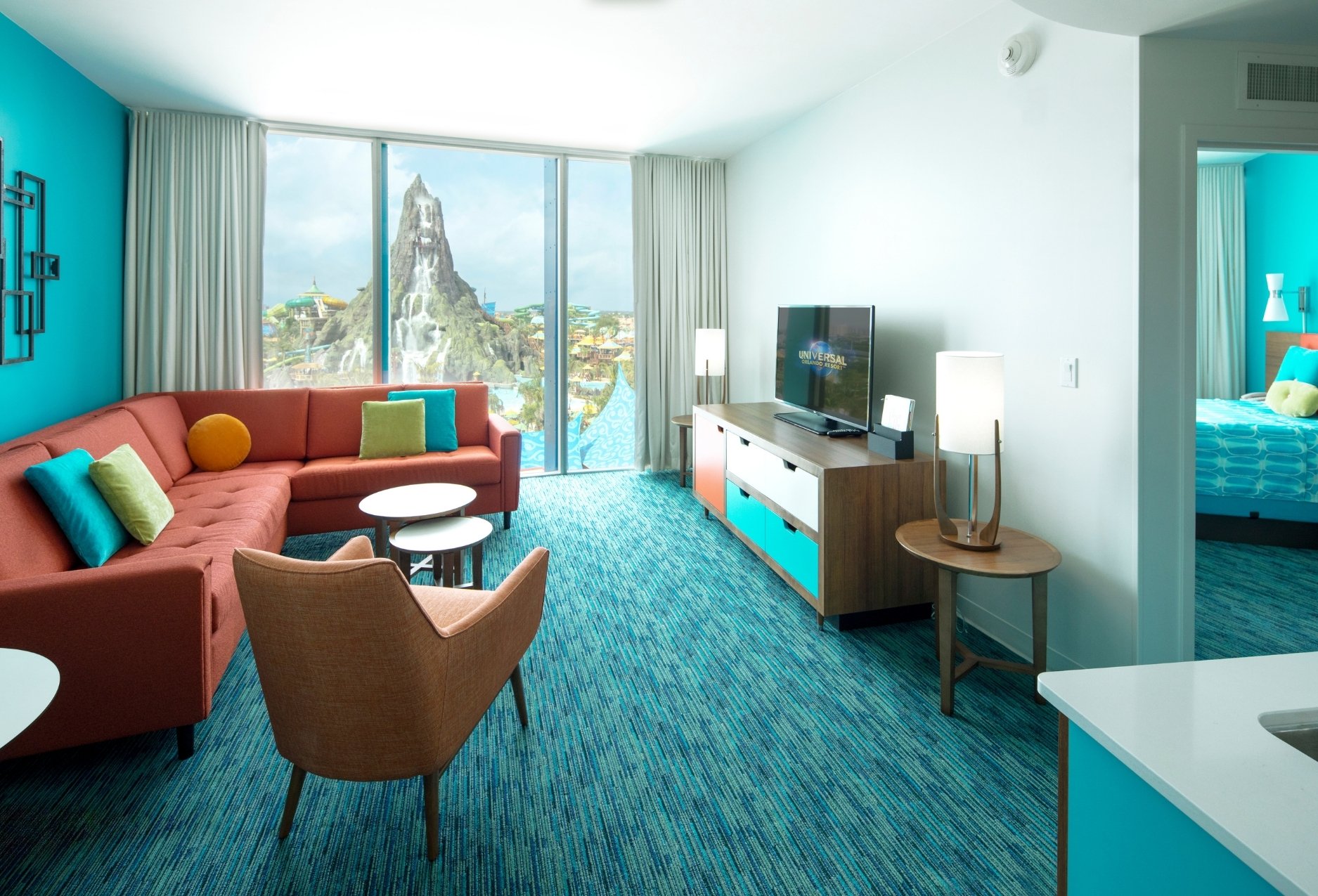 Ruime kamer van Universal Cabana Bay Beach Resort