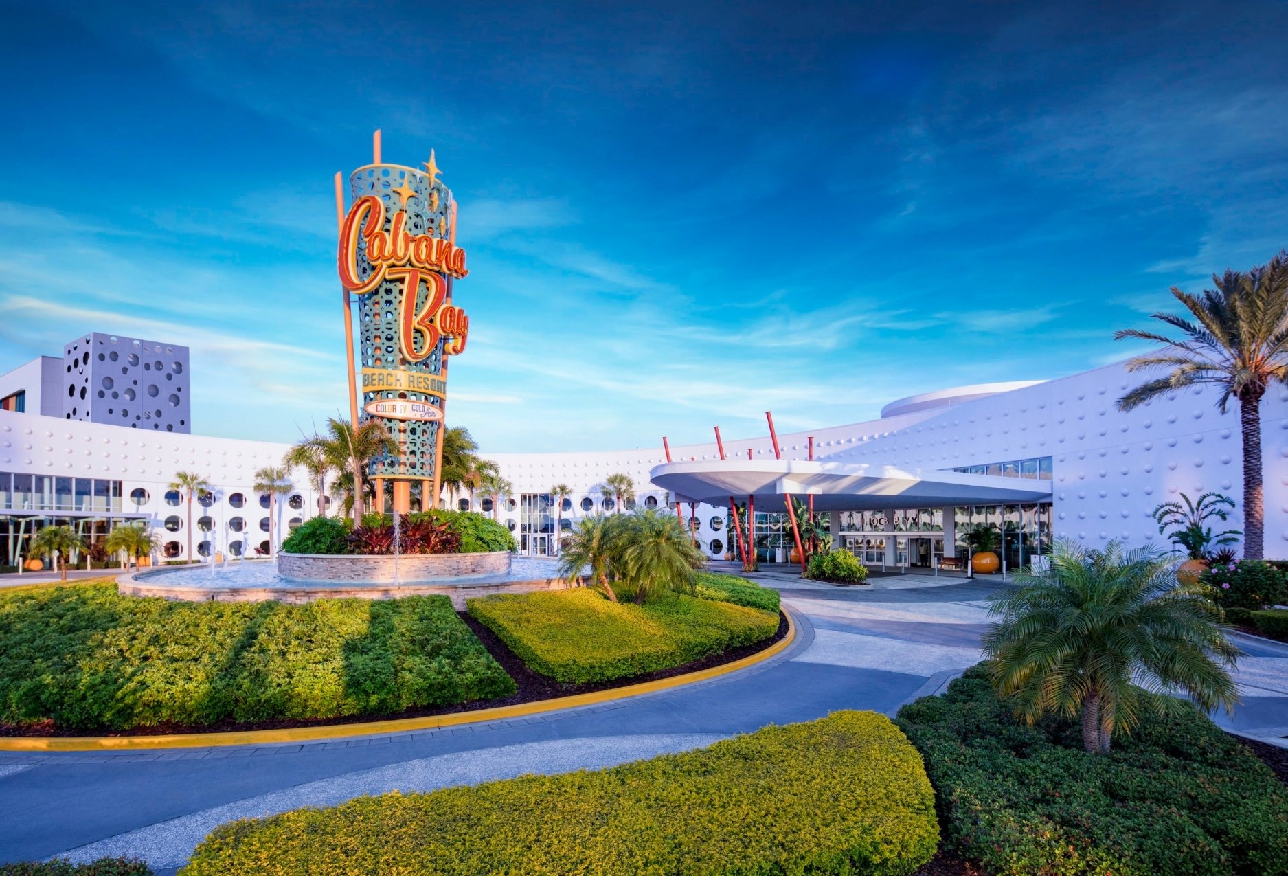 Universal Cabana Bay Resort in Orlando on vacation to Florida