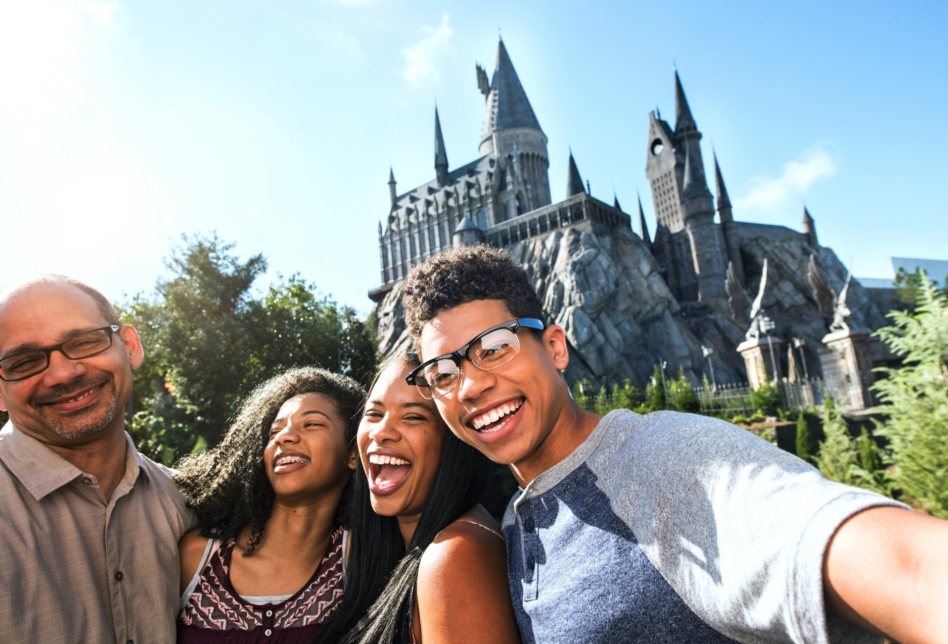 Universal park The Wizarding World of Harry Potter castle