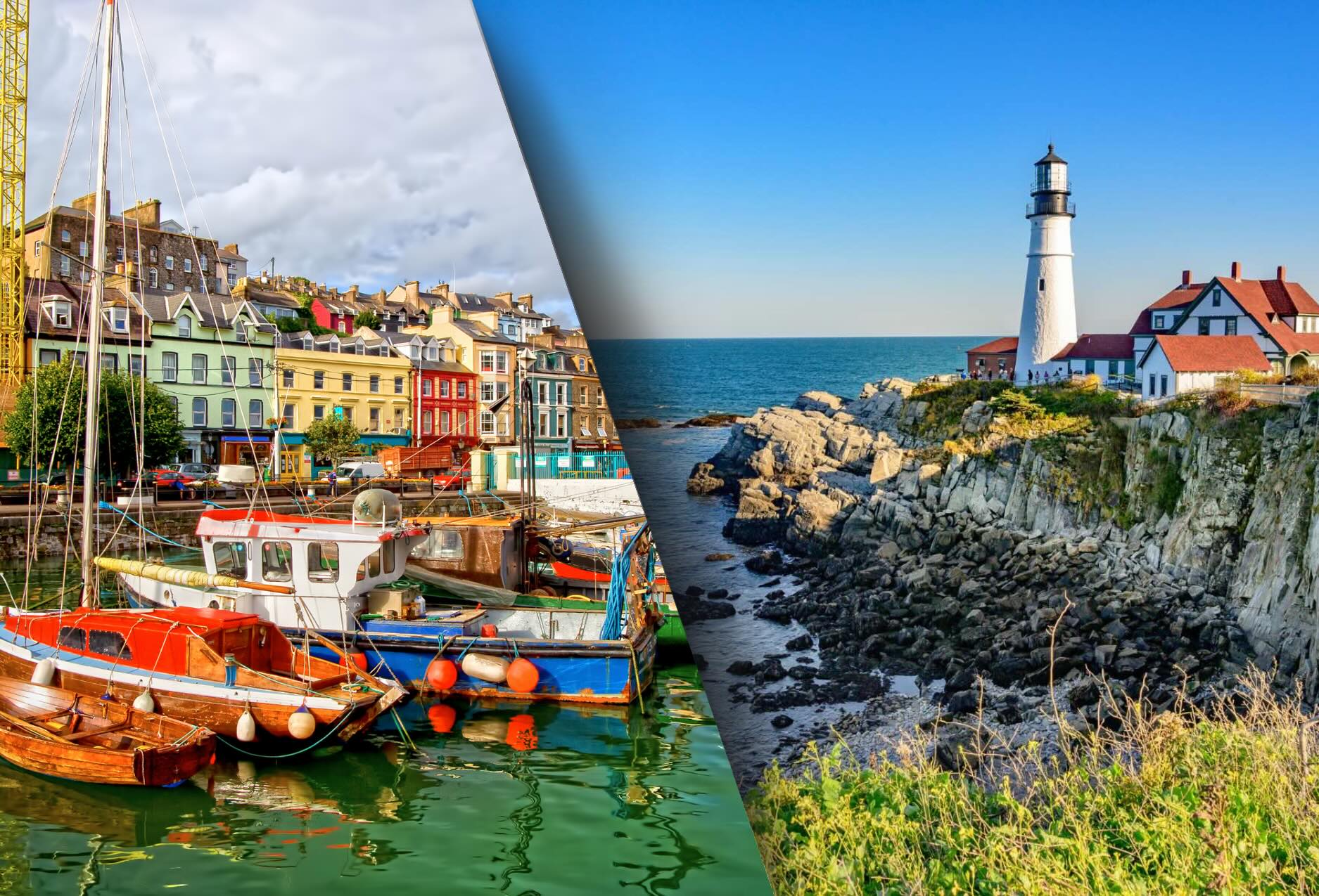 Cobh en Portland tijdens een Britse eilanden cruise naar Engeland, Ierland en Schotland