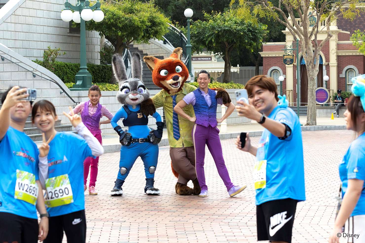 Hong Kong Disneyland Magic Run in 2026 with characters from Zootopia