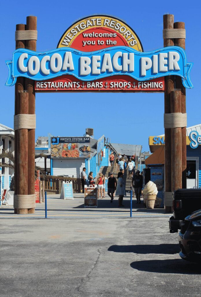 Cocoa Beach pier Florida strandvakantie