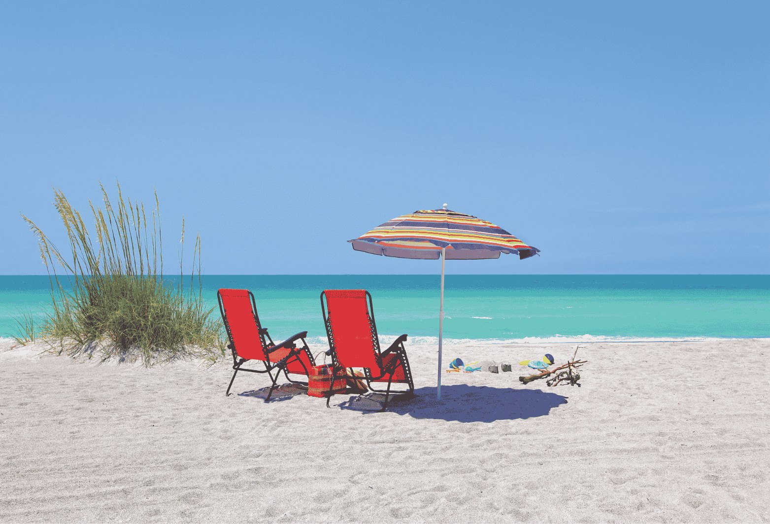 Beach vacation Bradenton Florida blue water beaches